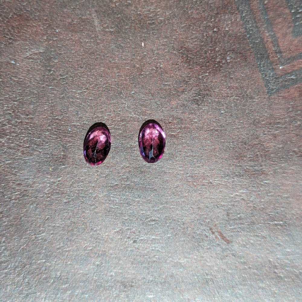 Untreated purplish maroon garnets (2)